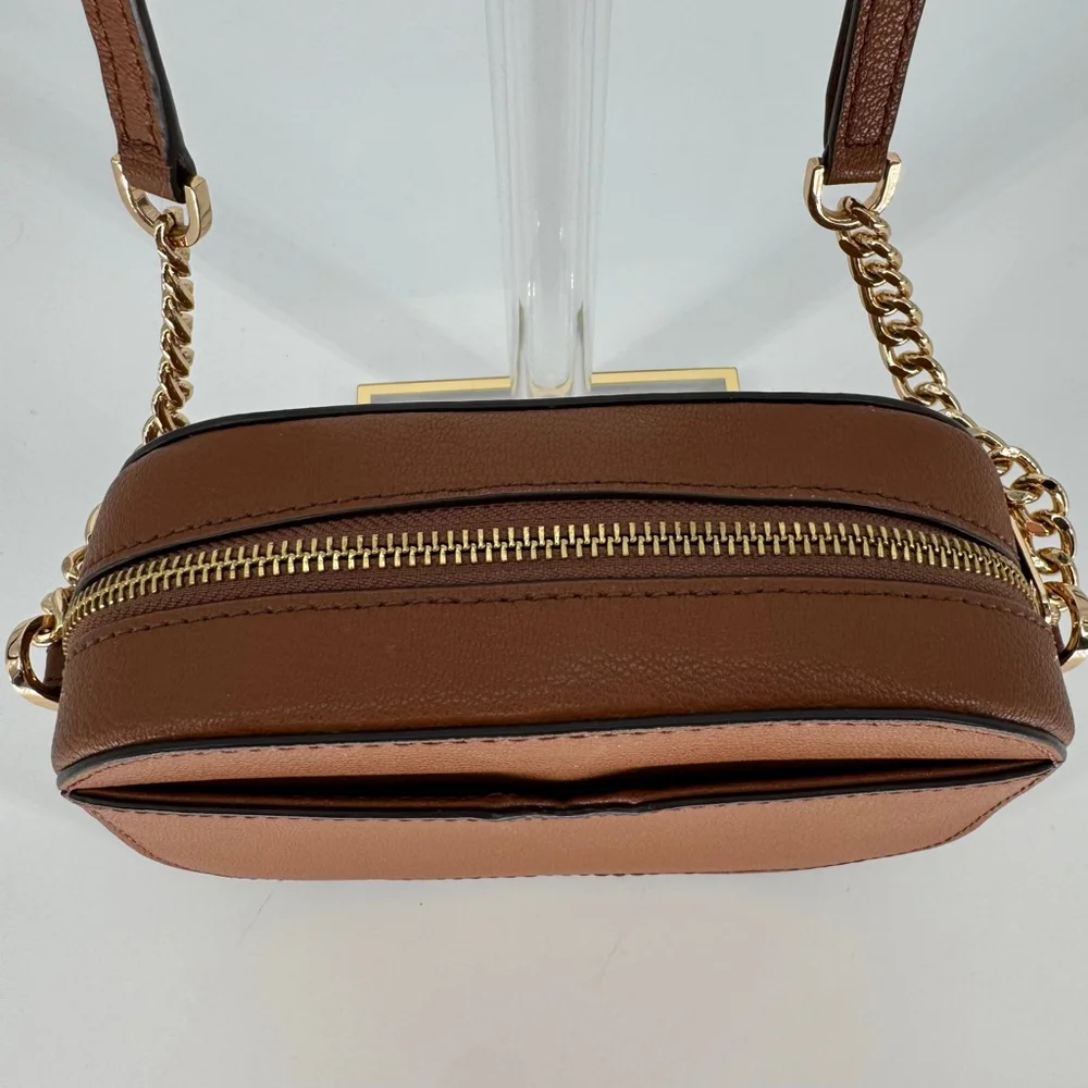 Michael Kors Bambi Deer Print Calf Hair Leather Crossbody Camera Bag